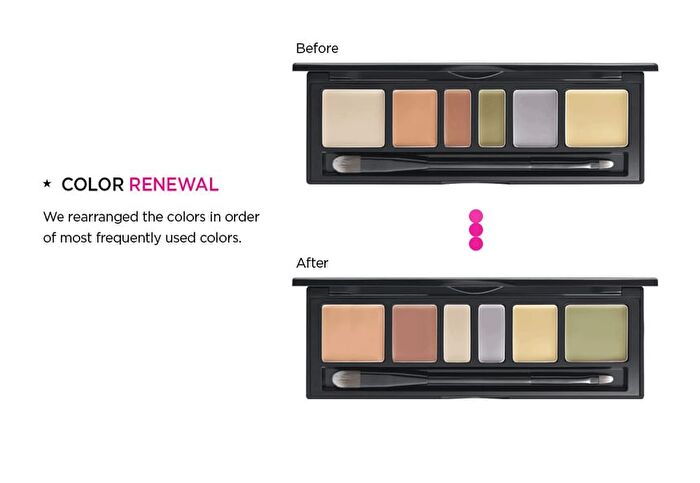 Jung Saem Mool Artist Concealer Palette - 2 Types - Blend