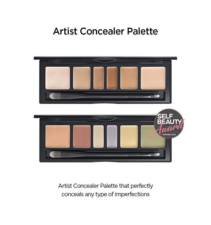 Jung Saem Mool Artist Concealer Palette - 2 Types - Blend