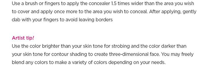 Jung Saem Mool Artist Concealer Palette - 2 Types - Skin