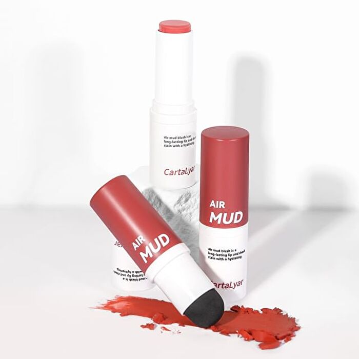 Clouds Air Blush Multi-Purpose Mud Stick - 6 Colors - 02# Bean Pink - 7g