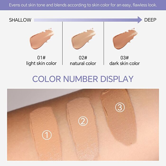 Bakuchiol + Peptides Retinol Eye Concealer Cream - 3 Shades - 01# Light Skin Color - 15g