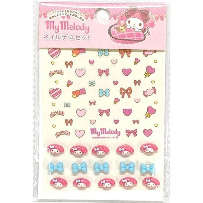 Sanrio My Melody Nail Art Sticker - 1 set