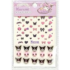 Sanrio Kuromi Nail Art Sticker - 1 set