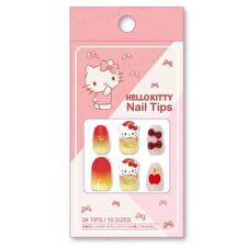 Santan Sanrio Hello Kitty Nail Tips - 1 set