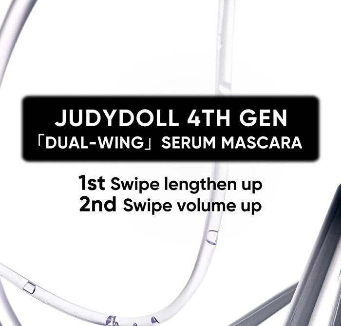 [Dual-Wing] Serum Mascara - 2 Colors - #01 Black - 3g