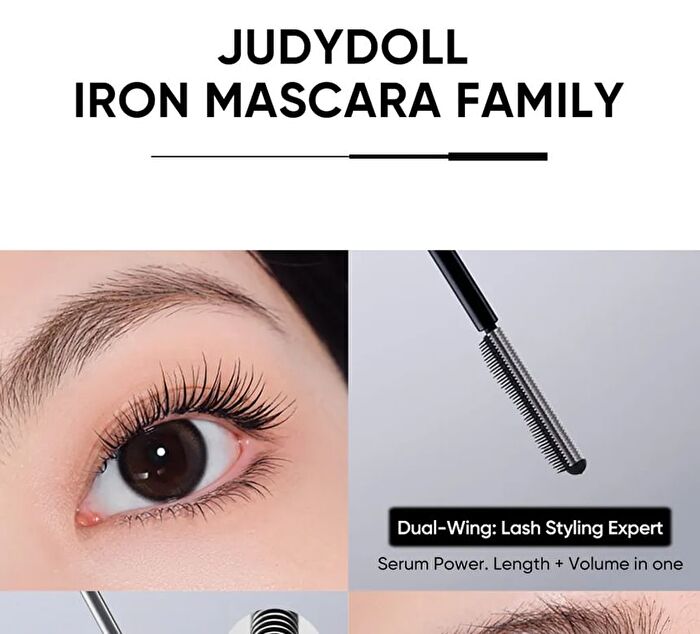 [Dual-Wing] Serum Mascara - 2 Colors - #02 Brown - 3g