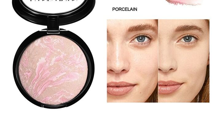 Glow Fusion Duo Concealer Pressed Powder - 7 Shades - 04# Medium Beige - 15g