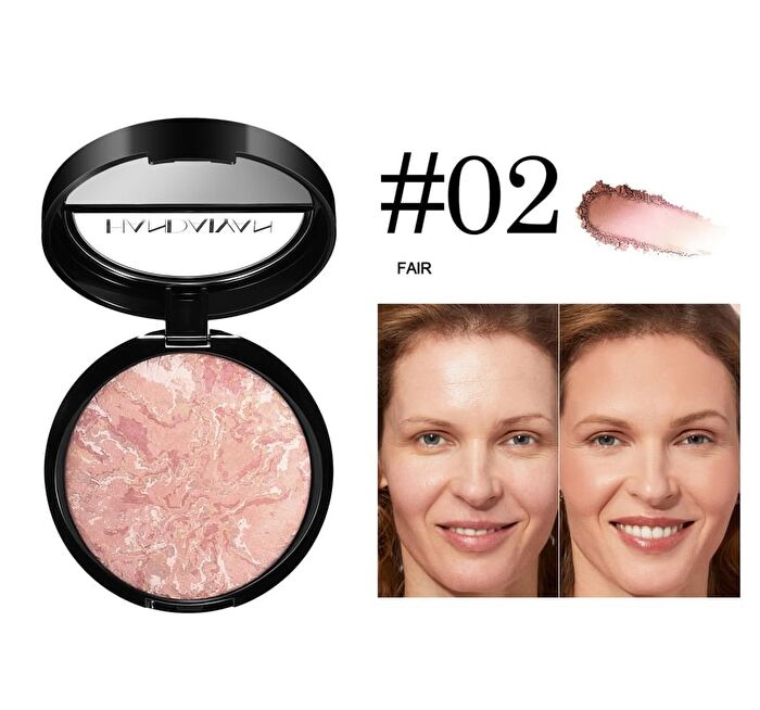 Glow Fusion Duo Concealer Pressed Powder - 7 Shades - 04# Medium Beige - 15g