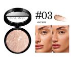Glow Fusion Duo Concealer Pressed Powder - 7 Shades - 04# Medium Beige - 15g