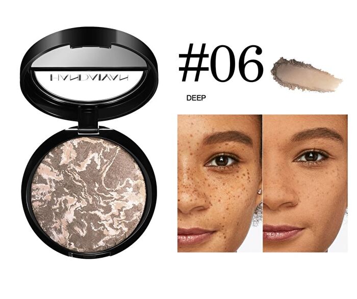 Glow Fusion Duo Concealer Pressed Powder - 7 Shades - 04# Medium Beige - 15g