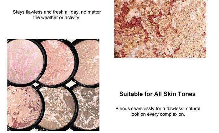 Glow Fusion Duo Concealer Pressed Powder - 7 Shades - 04# Medium Beige - 15g