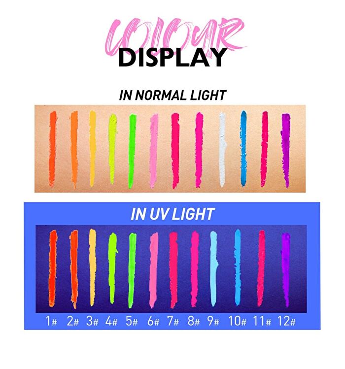 Neon UV Gel Eyeliner - 9 Colors - 06# - 0.2g