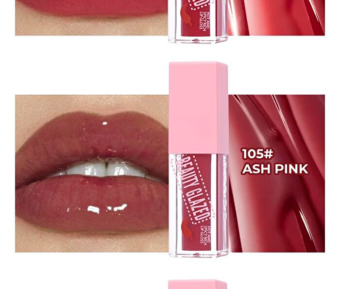 Beauty Glazed Spicy Rich Moisturizing Lip Gloss - 8 Colors - 108# Honey - 4.6g