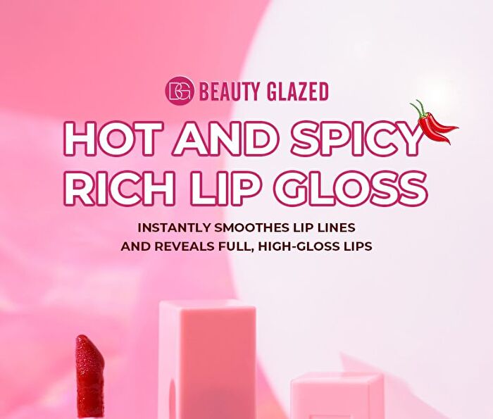 Beauty Glazed Spicy Rich Moisturizing Lip Gloss - 8 Colors - 108# Honey - 4.6g