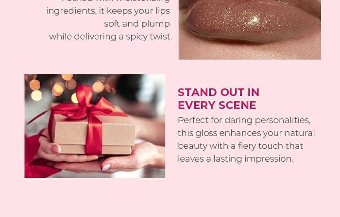 Beauty Glazed Spicy Rich Moisturizing Lip Gloss - 8 Colors - 106# Rose - 4.6g