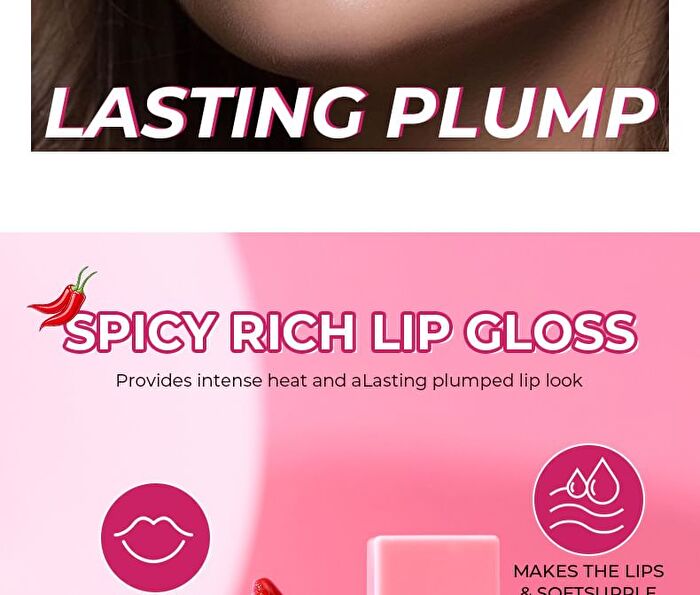 Beauty Glazed Spicy Rich Moisturizing Lip Gloss - 8 Colors - 106# Rose - 4.6g