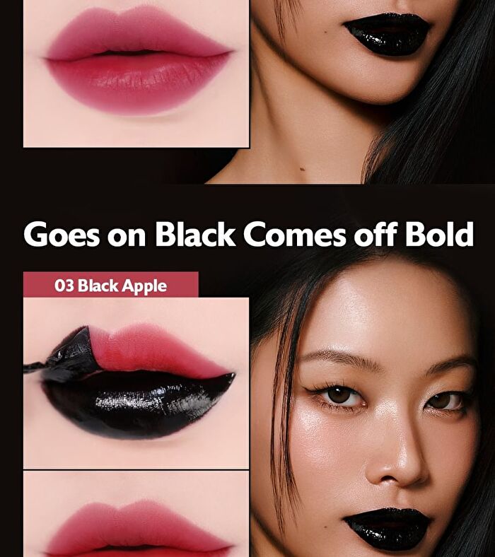 Black Peel Off Lip Tattoo - 5 Colors - #02 Black Plum