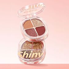 O.TWO.O Rich Colors Eyeshadow Palette - 3 Colors - #03 Burgubdy Velvet