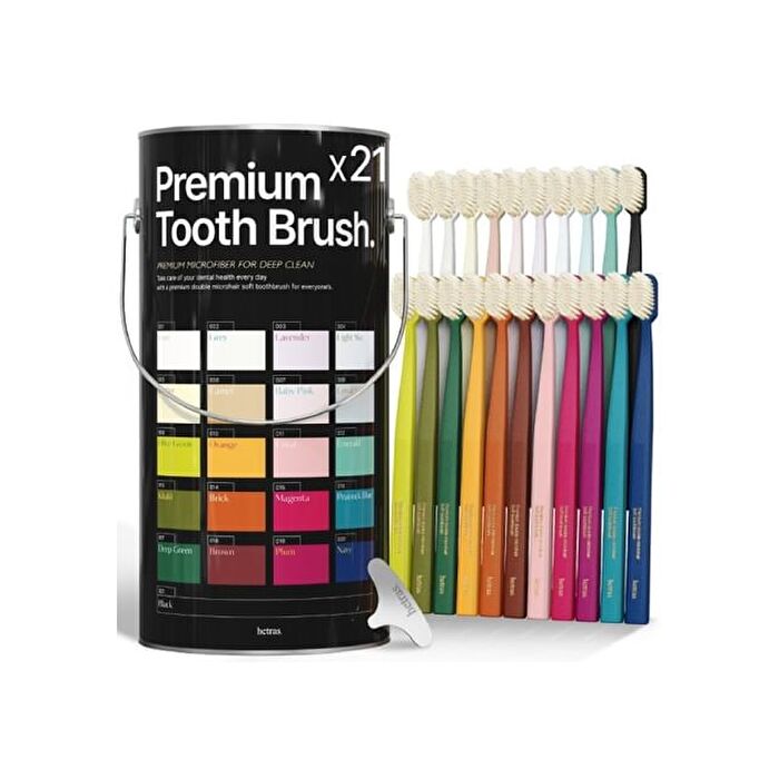 Premium Toothbrush Set - 21 pcs