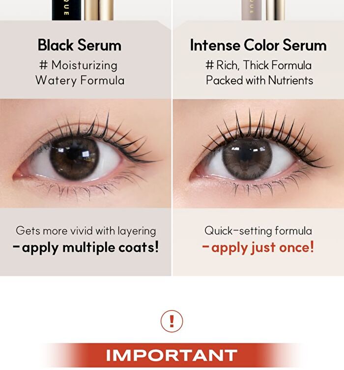 Marshique Enriched Lash Serum Intense - 3 Colors - #01 Black