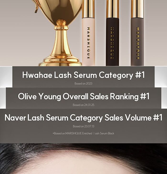 Marshique Enriched Lash Serum Intense - 3 Colors - #02 Brown