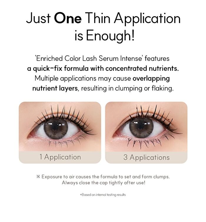 Marshique Enriched Lash Serum Intense - 3 Colors - #02 Brown