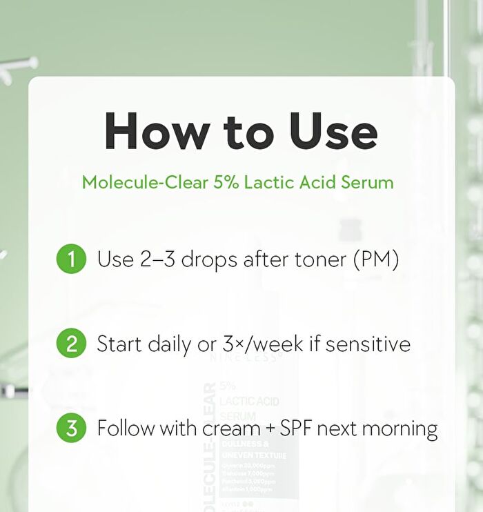 Molecule-Clear 5% Lactic Acid Serum - 30ml