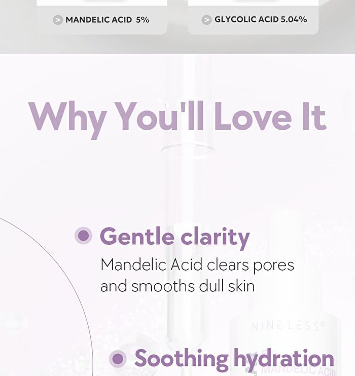 Nineless Molecule-Clear 5% Mandelic Acid Serum - 30ml