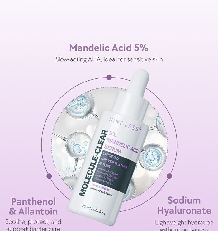 Nineless Molecule-Clear 5% Mandelic Acid Serum - 30ml