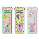 MiMits UruUru Bear Keychain Nail Oil - Apple Jelly