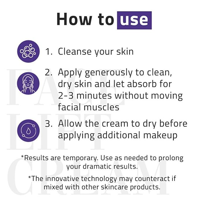 Instant Face Lift Cream - 15ml