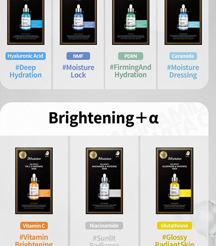 The Effect Mask Set - 8 Types - Ceramide & Nourishing