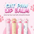 Unicat Cat Paw Lip Balm Set Strawberry + Peach - 1 set