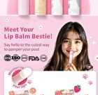 Unicat Cat Paw Lip Balm Set Strawberry + Peach - 1 set