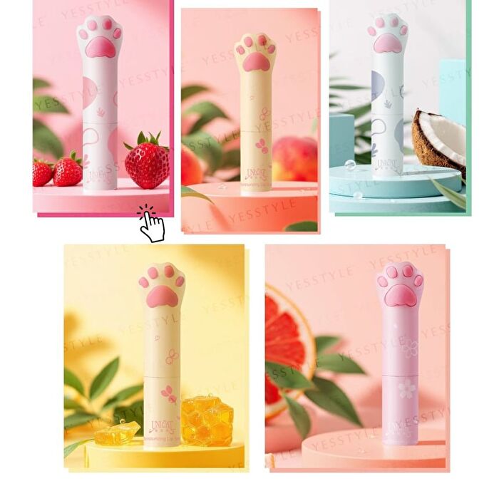 Unicat Cat Paw Lip Balm Set Honey + Strawberry - 1 set