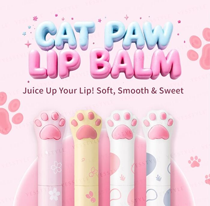 Unicat Cat Paw Lip Balm Set Honey + Strawberry - 1 set