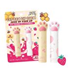 Unicat Cat Paw Lip Balm Set Honey + Strawberry - 1 set