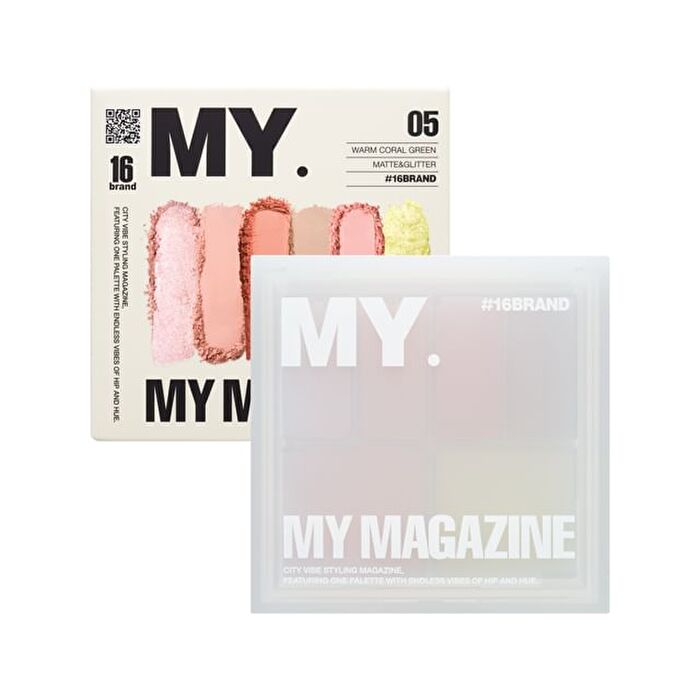 Chosungah Beauty 16 BRAND My Magazine Palette - 6 Types - #04 Rodeo Pure Look