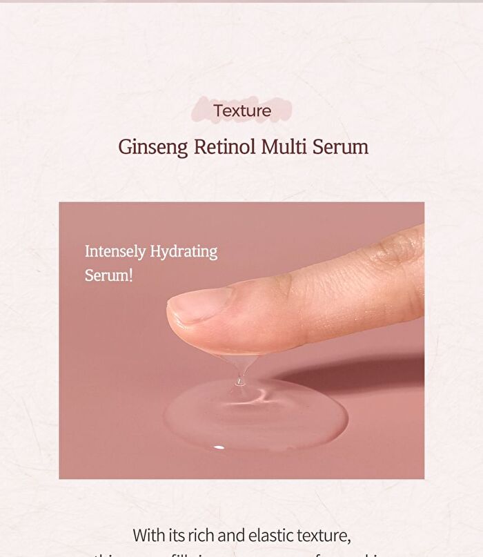 Multi Serum - 2 Types - Ginseng Retinol