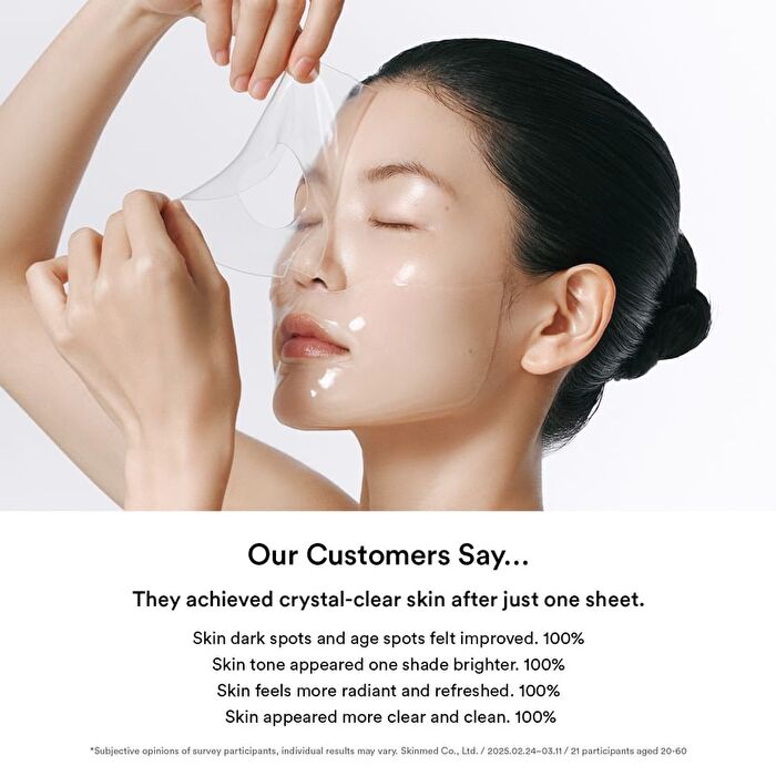 Glow Collagen Mask Glutathione Film Set - 38g x 4 sheets