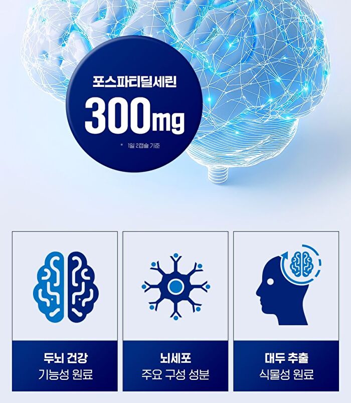Phosphatidylserine Gingko Vitamin E For Brain - 1000mg x 60 capsules