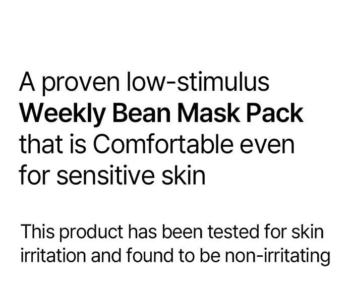 mixsoon Weekly Bean Mask Pack Set - 7 sheets