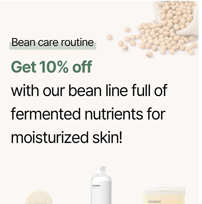 mixsoon Weekly Bean Mask Pack Set - 7 sheets