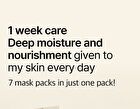 mixsoon Weekly Bean Mask Pack Set - 7 sheets