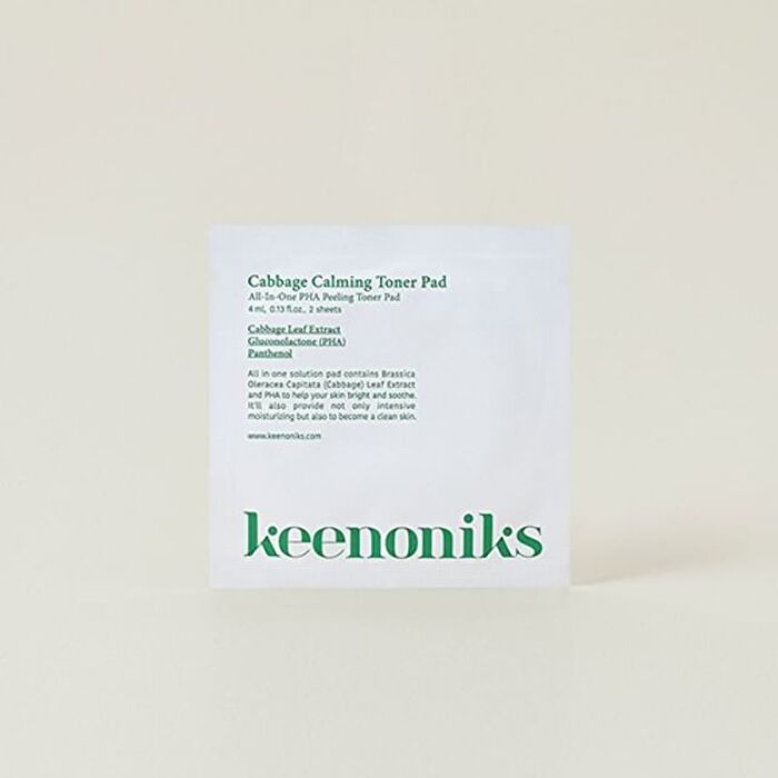 Cabbage Calming Toner Pad Pouch - 2 sheets