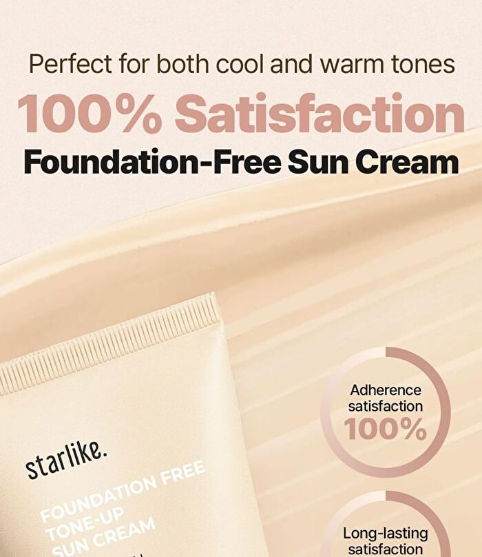 Foundation Free Tone-up Sun Cream - 50ml