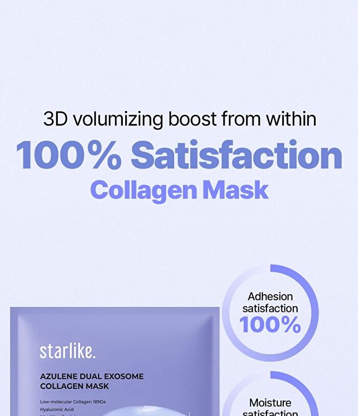 Azulene Dual Exosome Collagen Mask Set - 40g x 5 sheets