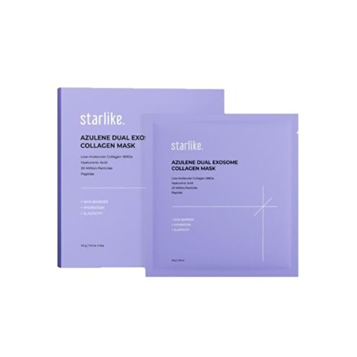 Azulene Dual Exosome Collagen Mask Set - 40g x 5 sheets