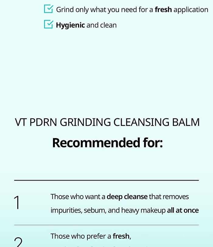 Vt PDRN Grinding Cleansing Balm - 50ml