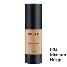 Note Detox and Protect Foundation - 8 Shades - 03# Medium Beige - 30ml